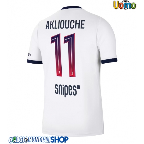 Maglie da calcio Paris Saint-Germain Maghnes Akliouche #11 Seconda Maglia 2026-27 Manica Corta